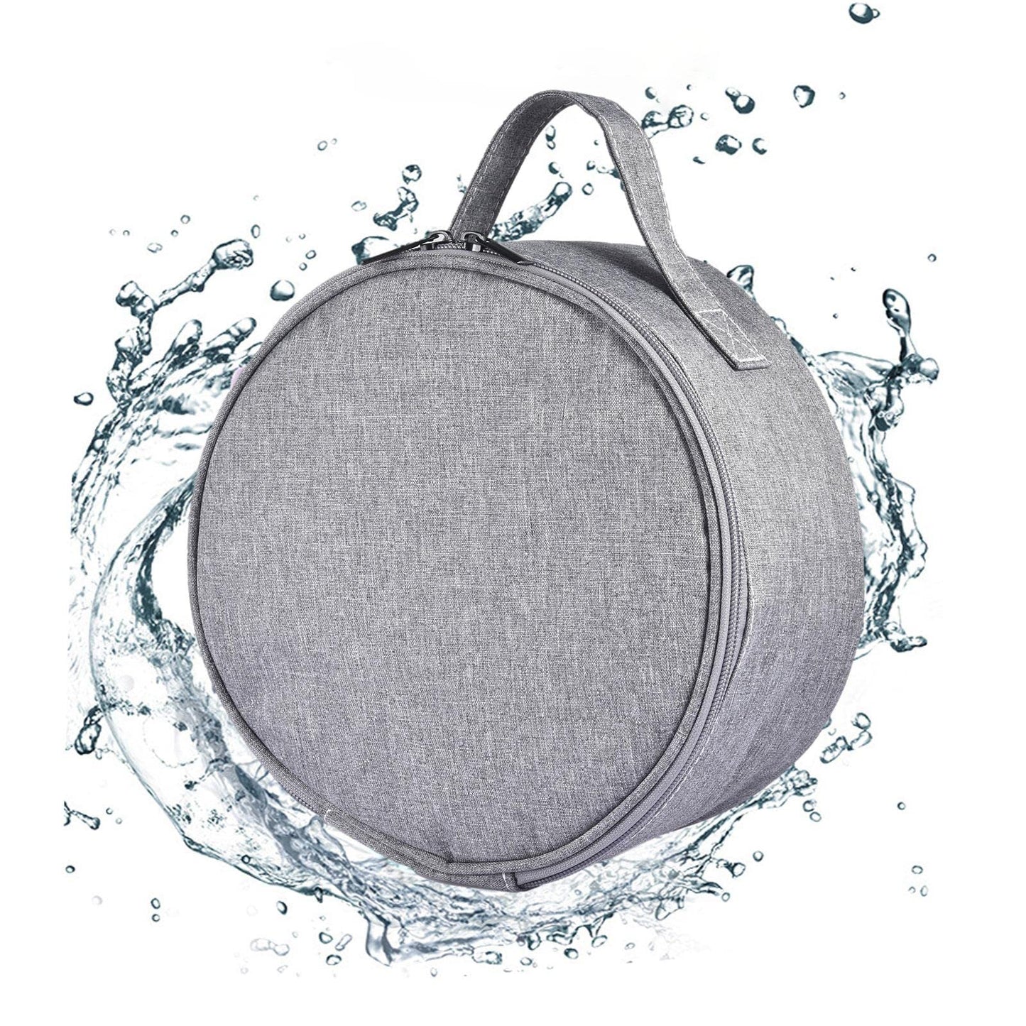 Bavokon 2 Portable Storage Bag for Fan,Travel Case for Folding Telescopic Fan,Portable Folding Fan Storage Bag Waterproof, USB Rechargeable Personal