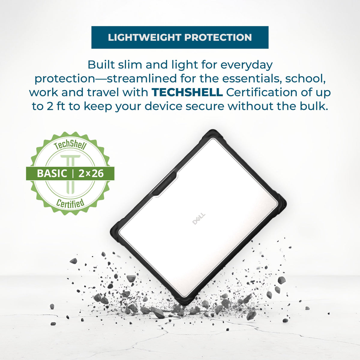 Gumdrop SlimTech Case for Dell Chromebook 11 (Clamshell)