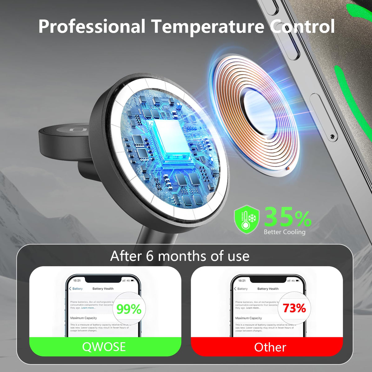 2026 3 in 1 Charging Station for Apple iPhone AirPods Watch with Mag-Safe Charger Wireless Charger Stand for iPhone 17 16 15 14 13 12 Series AirPods