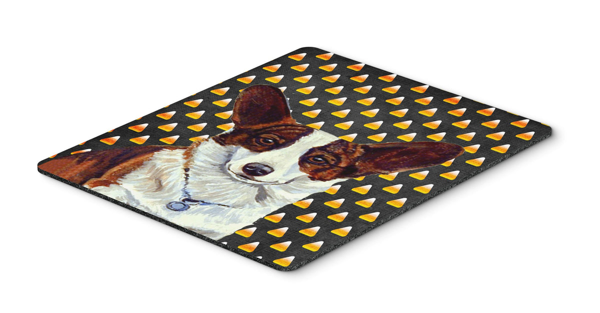 Caroline's Treasures LH9074MP Corgi Candy Corn Halloween Portrait Mouse Pad, Hot Pad or Trivet for Home Office Gaming Working Computers Laptop Mouse
