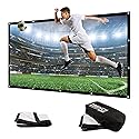 NIERBO 200 Inch Large Huge Projector Screen Big 16:9 3D Movie Screen of Thick Canvas Material Projection Screen HD for Outdoor Indoor Home Theater