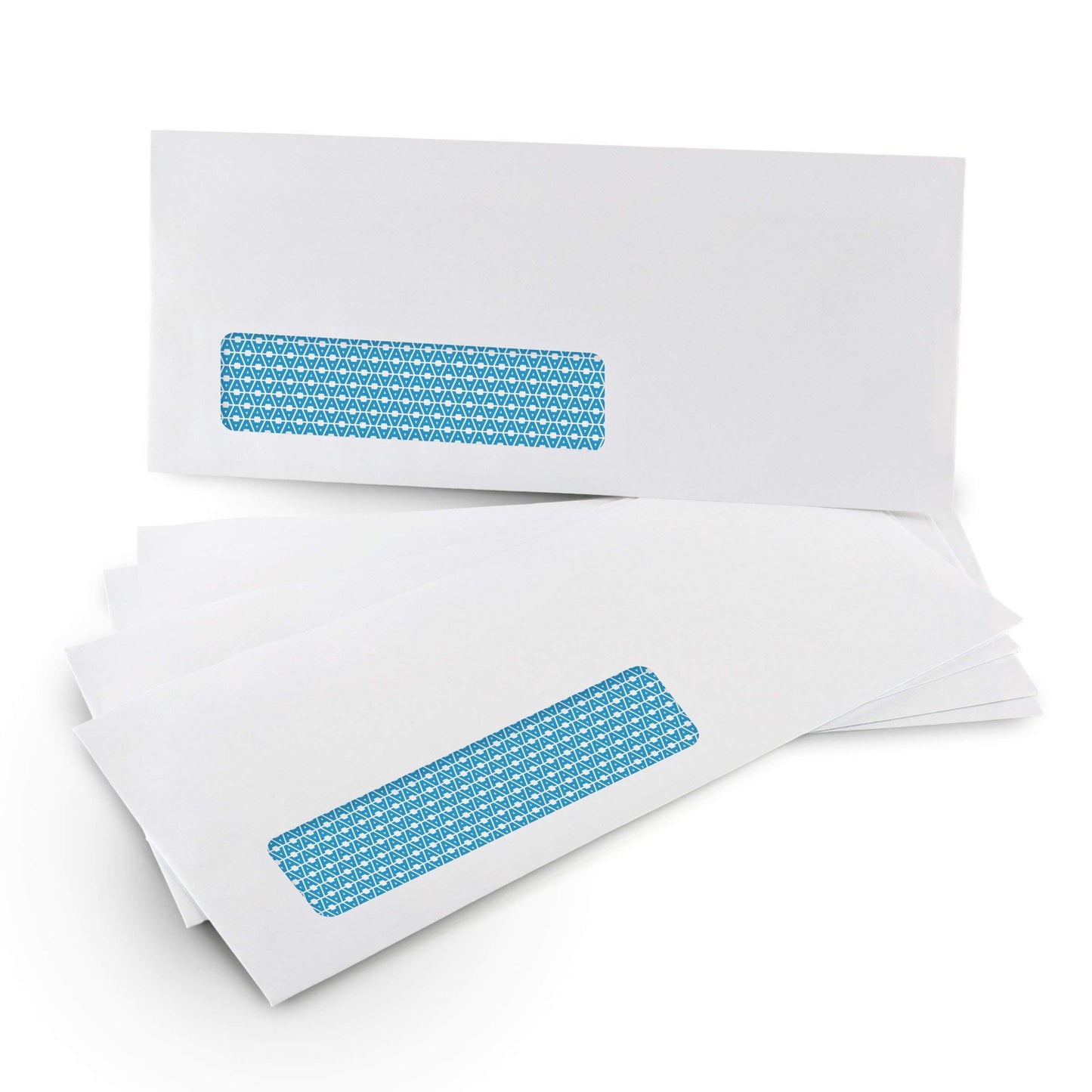 Aimoh 500#10 Single Left Window SELF Seal Security Envelopes - Super Strong Quick-Seal Self Sealing Closure, Security Tinted, Size 4-1/8 x 9-1/2