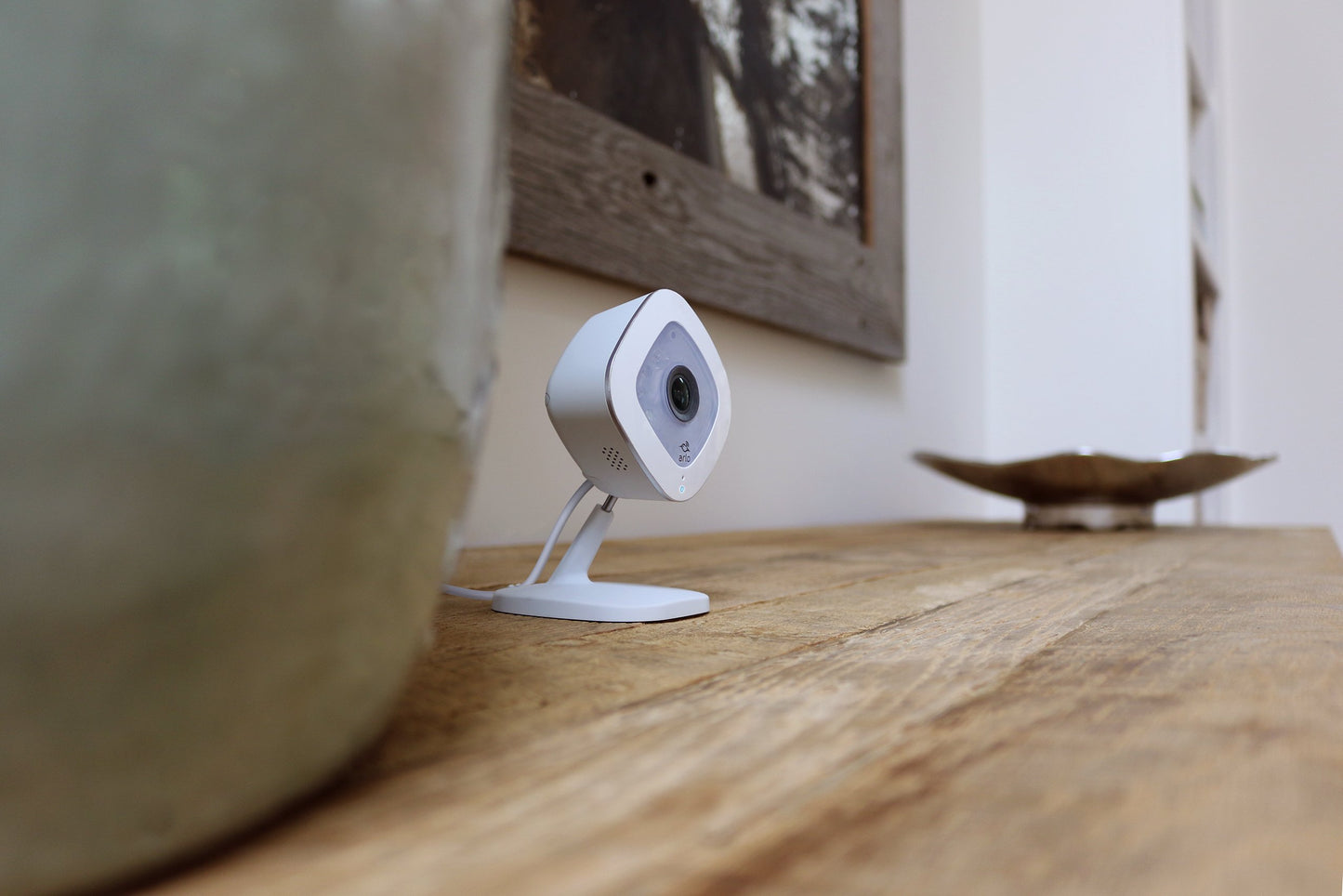 Arlo (VMC3040-100NAS) Q - Wired, 1080p HD Security Camera | Night Vision, Indoor Only, 2-Way Audio | Cloud Storage Included | Works with Alexa