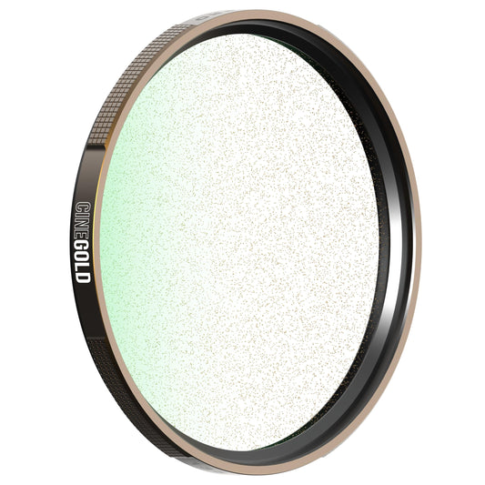 PolarPro CineGOLD -1/2 Gold Mist Diffusion Camera Filter -Warm Highlights & Low Contrast for Vintage Film Aesthetics - Soft Glow & Warm Tones