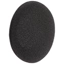 Top Stage 3 Pairs 2" Disposable Headphone Earbud earpad Foam Ear Pad Cover, 50mm Black