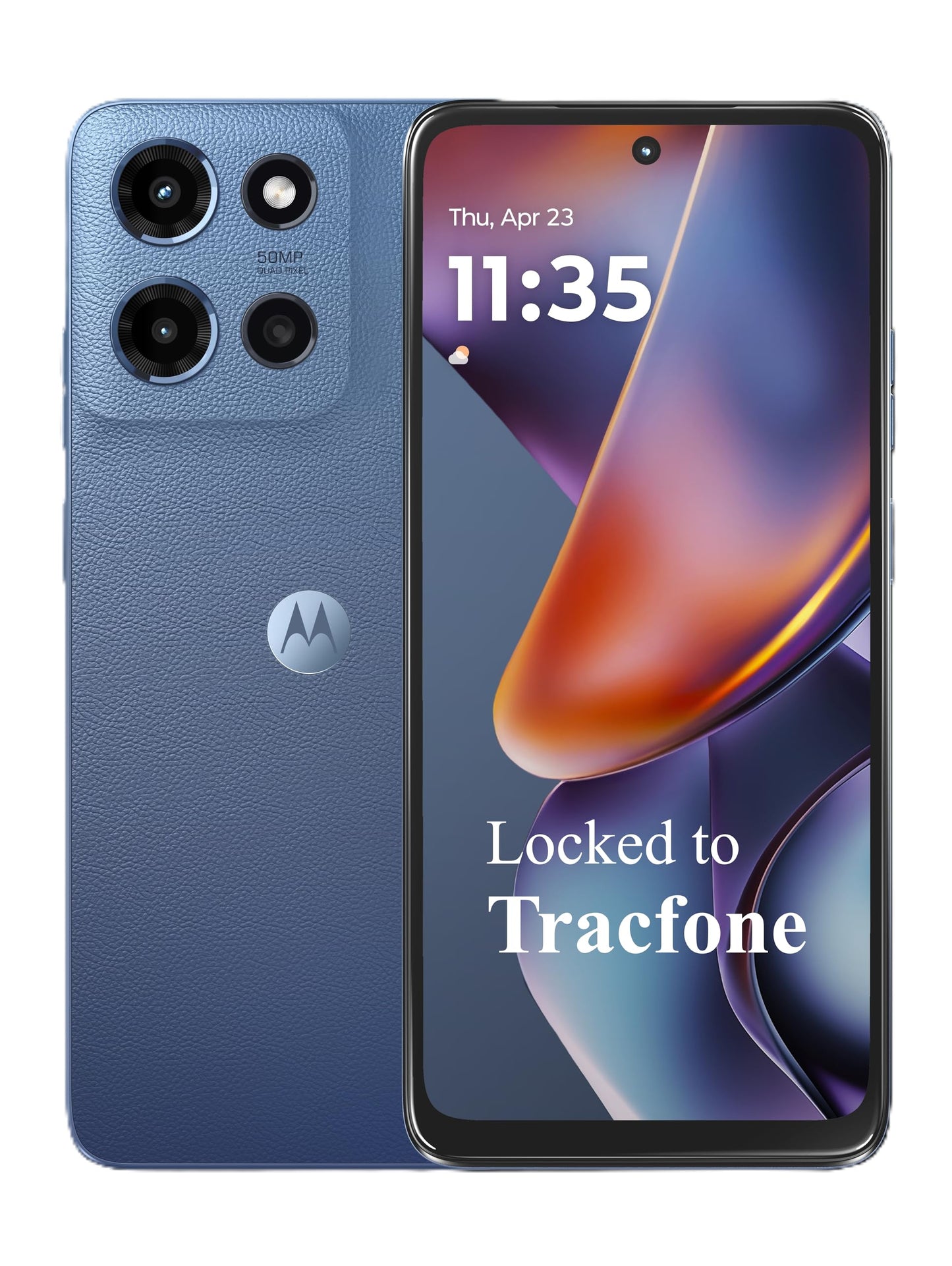 Tracfone Motorola Moto G 2025, 64GB, Saphire Blue (Locked to Tracfone)
