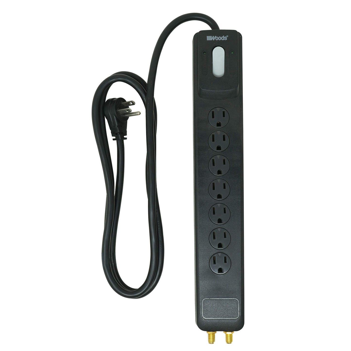 SURGE, PROTECTOR 7-OUT 1780J 4' CORD BLACK