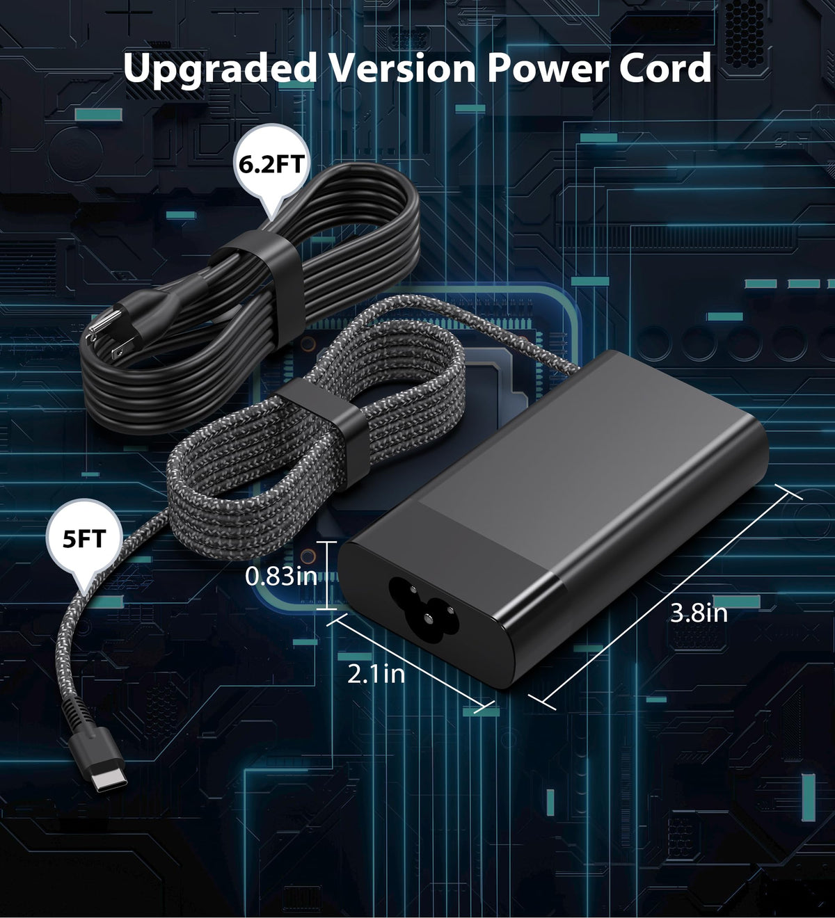 NEW Slim 65W USB C Laptop Charger Replacement for HP Laptop Charger