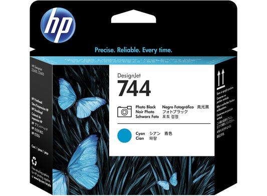 HP 744 Photo Blackand Cyan Des
