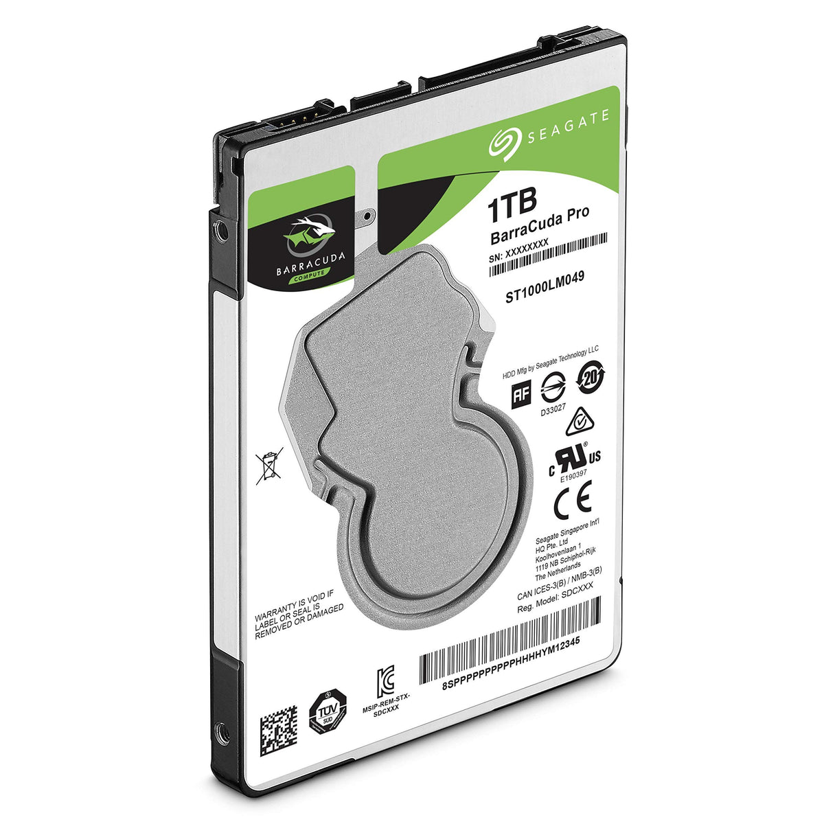Seagate 1TB Barracuda Pro SATA 6Gb/s 128MB Cache 2.5-Inch Internal Hard Drive (ST1000LM049) (Renewed)