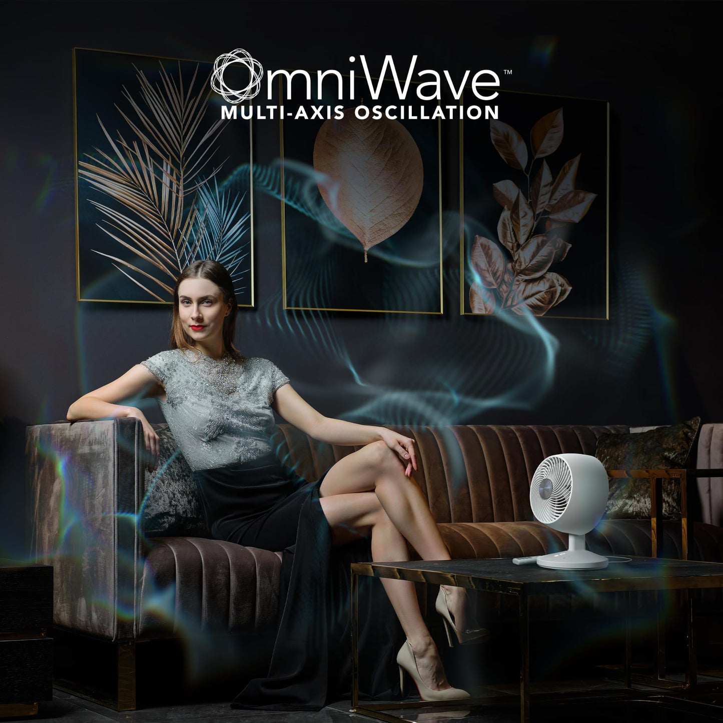 Vornado OMNIO™ 7 Medium Air Circulator, OmniWave™ Oscillation, Remote