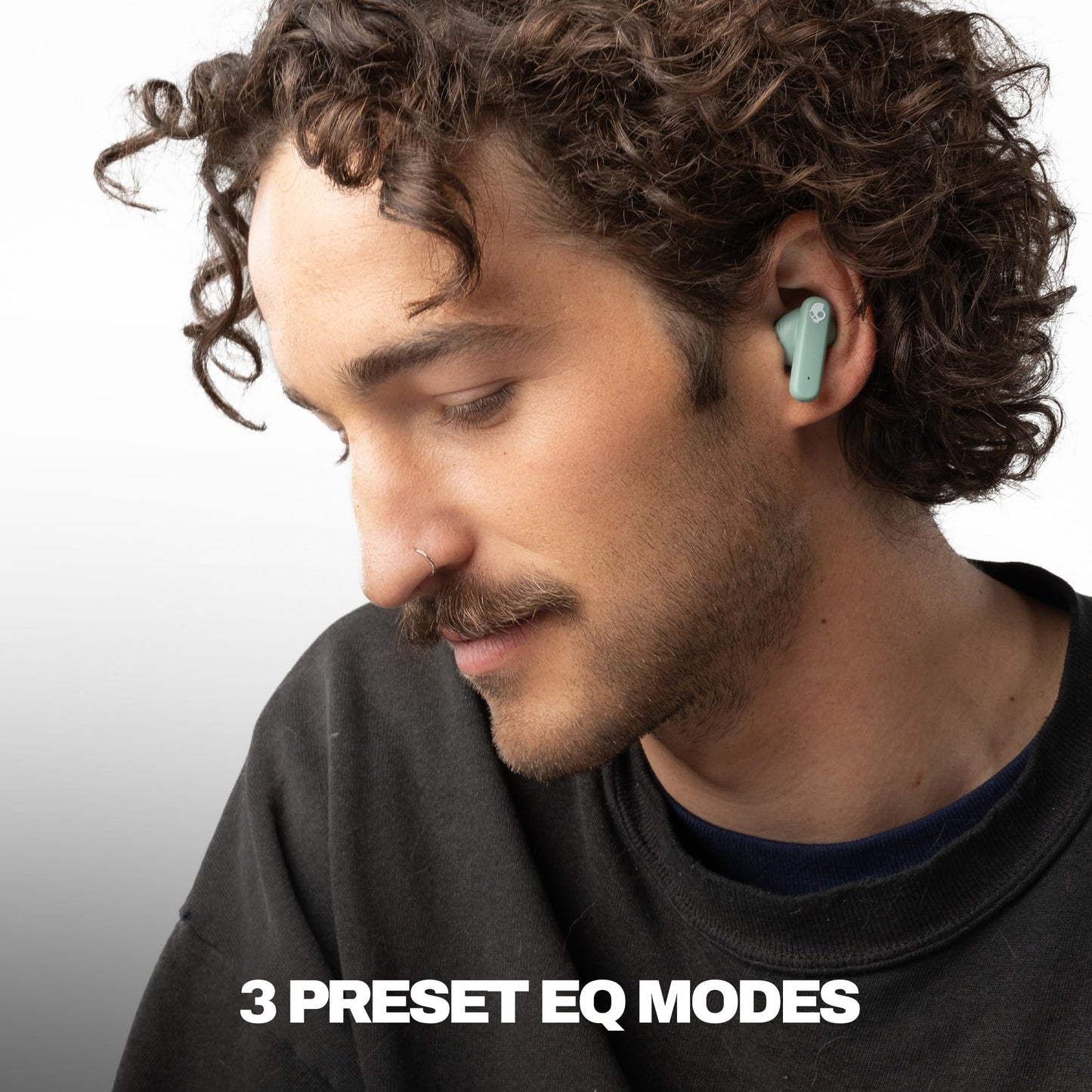 Skullcandy Smokin’ Buds Wireless Noise Isolating Earbuds - Preppy Sage