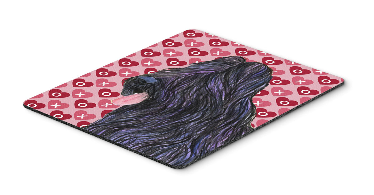 Caroline's Treasures SS4489MP Briard Hearts and Love Mouse Pad, Hot Pad or Trivet for Home Office Gaming Working Computers Laptop Mouse Mat,Washable