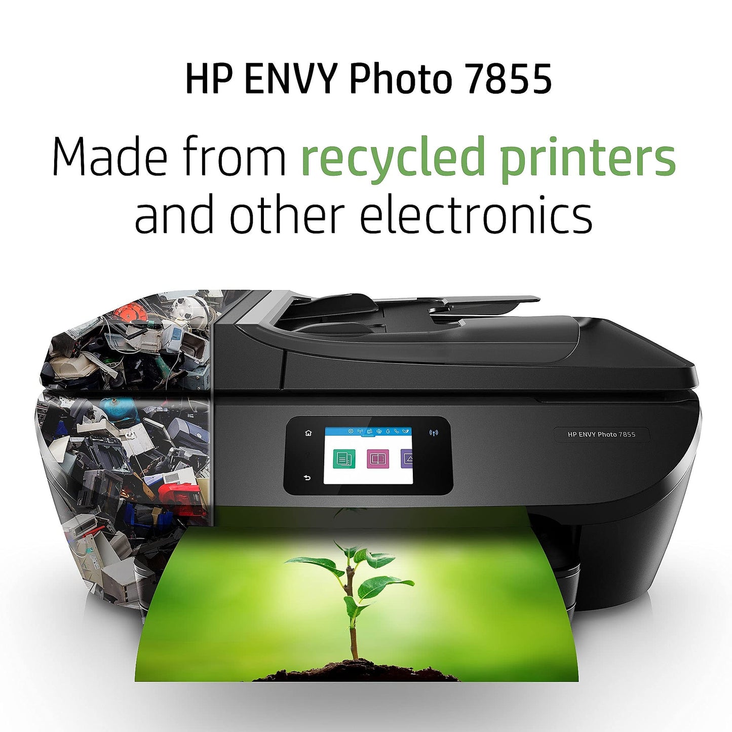 HP Envy Photo 7855 All in One Photo Printer with Wireless Printing, Instant Ink Ready, Works with Alexa (K7R96A)