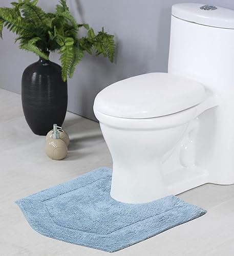 Home Weavers Waterford Collection 100% Cotton Tufted Bath Rug, Extra Soft and Absorbent Bath Rugs, Non-Slip Plush Bath Carpet, Machine Wash Dry, Bath…