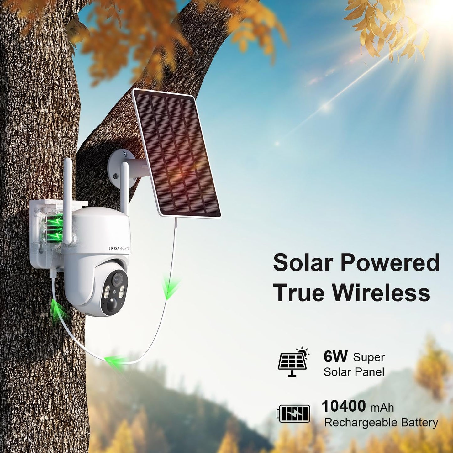 No WIFI Security Camera No Internet Needed, 4G LTE Cellular Security Camera Outdoor Wireless, Solar Camera for Home Security, PIR Motion Detction, 2K