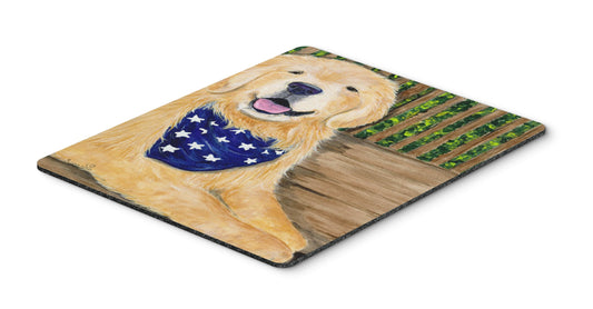 Caroline's Treasures SS8972MP Golden Retriever Mouse Pad, Hot Pad or Trivet for Home Office Gaming Working Computers Laptop Mouse Mat,Washable Large