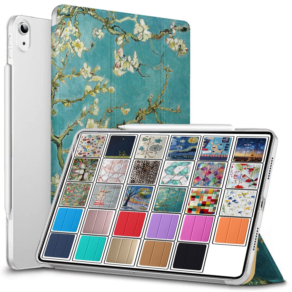 DuraSafe Cases for iPad PRO 12.9 Inch 2018 3rd Generation [ Pro 12.9 3 ] A1876 A2014 MTHN2LL/A MTHU2LL/A MTEL2LL/A MTEM2LL/A Printed Lightweight PC