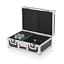 Gator Cases G-TOUR Series Road Case with Foam Drops for (15) Wired Microphones & Accessory Storage (G-TOUR M15)