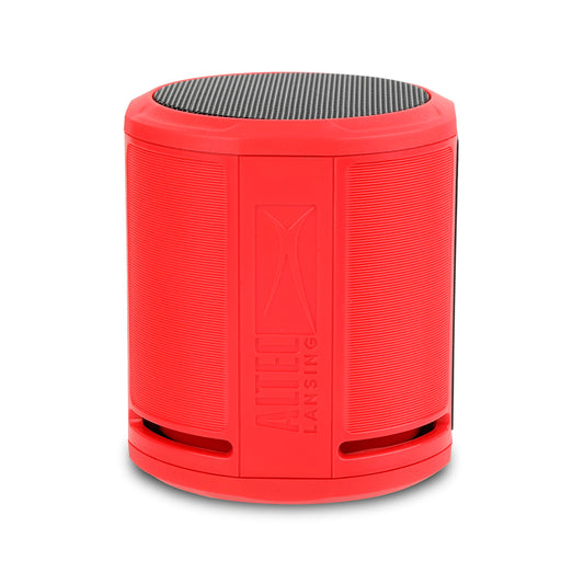 Altec Lansing HydraOrbit - Waterproof Bluetooth Speaker, Lightweight & Portable Speaker for Travel & Outdoor Use, Red