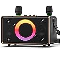 GFEEN Party Bluetooth Speaker: 100W Peak Loud! Deep Bass, 15H Playtime, Large Wireless Speakers, Powerful Sound, Light Show, Fast Charging
