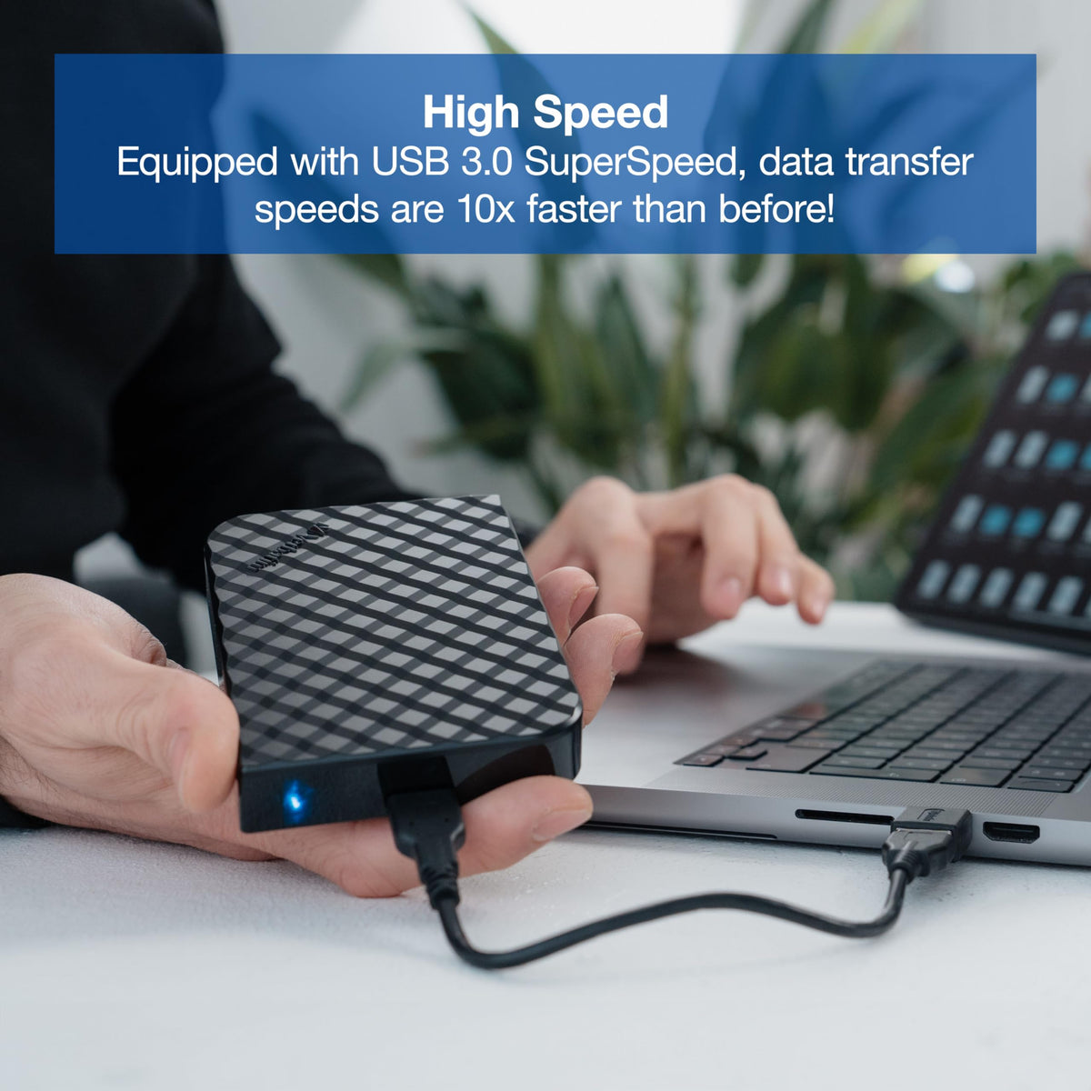 Verbatim 1TB Store 'n’ Go USB 3.0 HDD Portable External Hard Drive - Black