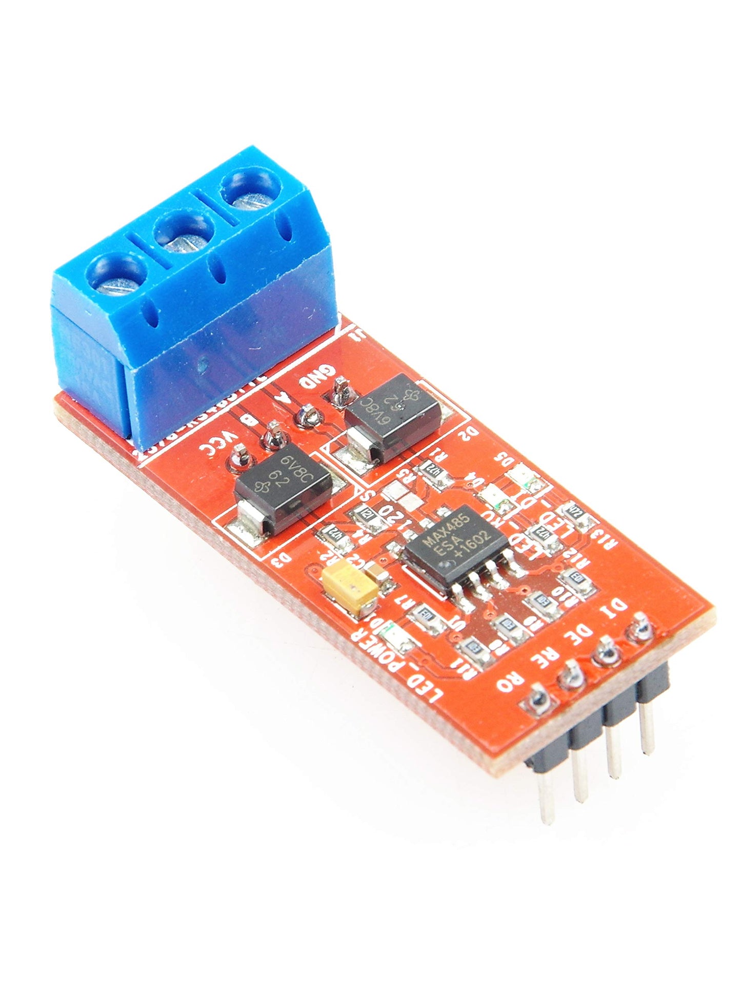 KNACRO MAX485 5V RS485 to TTL Signal Mutual Conversion Module for Overvoltage Protection with Signal Indicator (5V 1Pc)