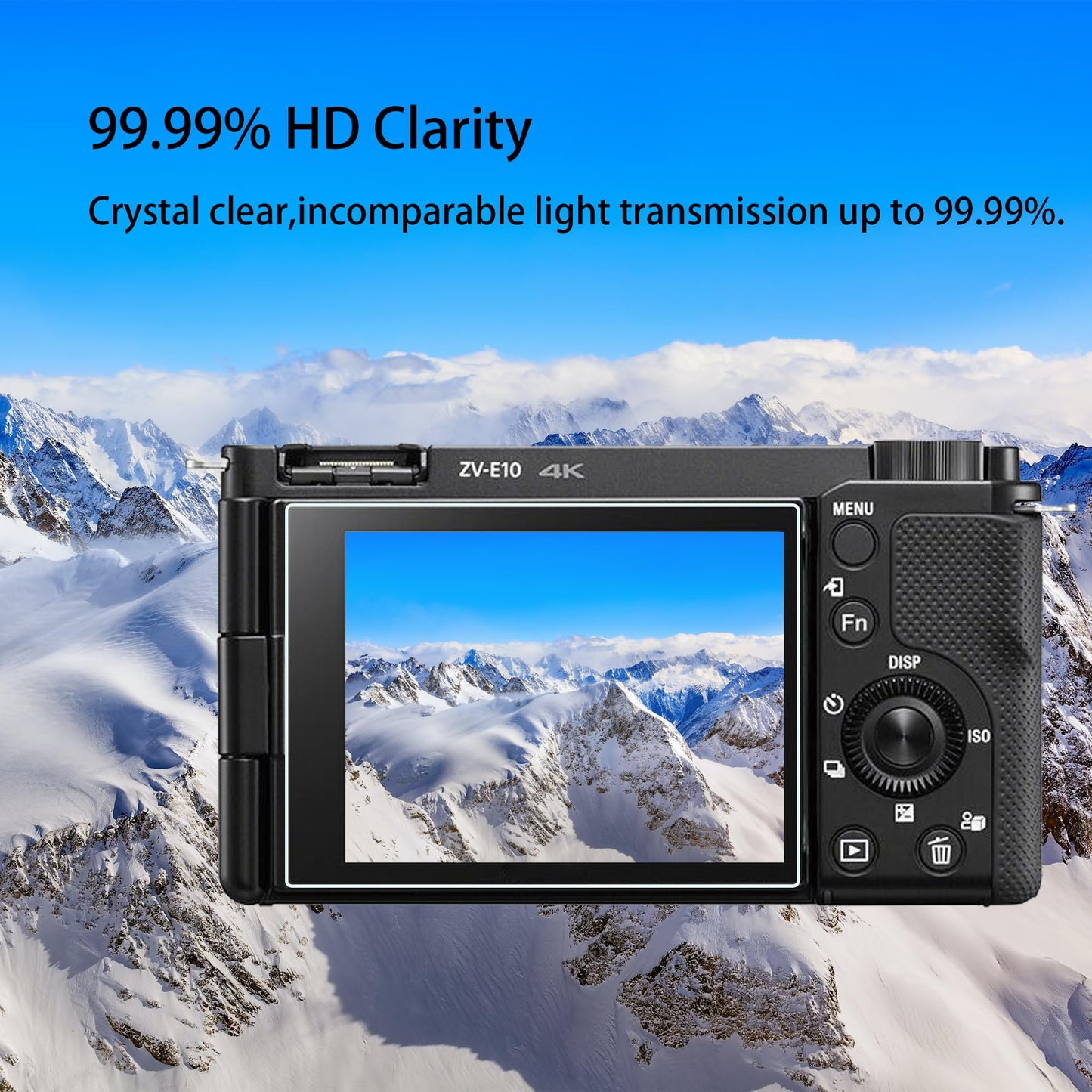 PCTC Rebel T7 T6 T5 Screen Protector for Canon EOS Rebel T7 T6 T5 DSLR Camera, Compatible with Canon EOS 1500D 1300D 1200D Screen Protector(3 Packs)