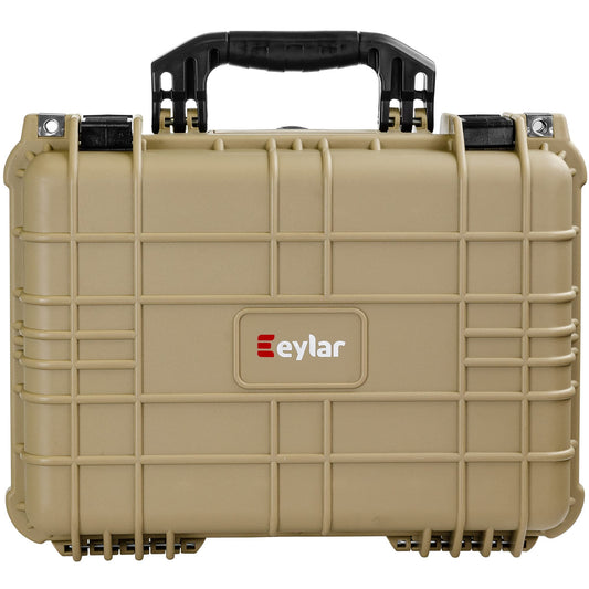 Eylar 16" Hard Camera Case, IP67 Waterproof & Shockproof for Gear, Equipment, Drones, and Tools with Customizable Foam, TSA Compliant, 16 inch 13 inch