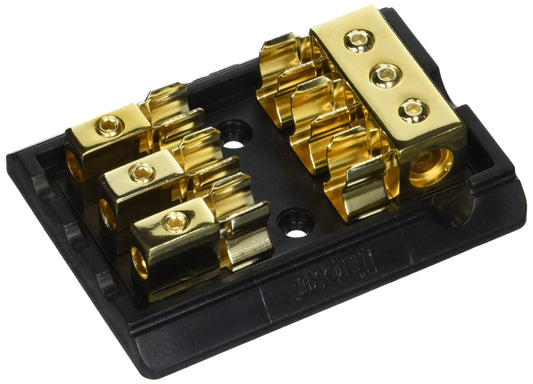 Absolute AGD23G 3 Gang Gold AGU Fuse Distribution Block