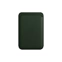 Apple Leather Wallet with MagSafe (for iPhone) - Now with Find My Support - Sequoia Green
