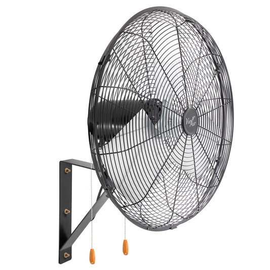 Vie Air 20-Inch Indoor Oscillating Heavy Duty Wall Fan - High-Power Cooling, Adjustable Speed, and Durable Design for Home or Commercial Use