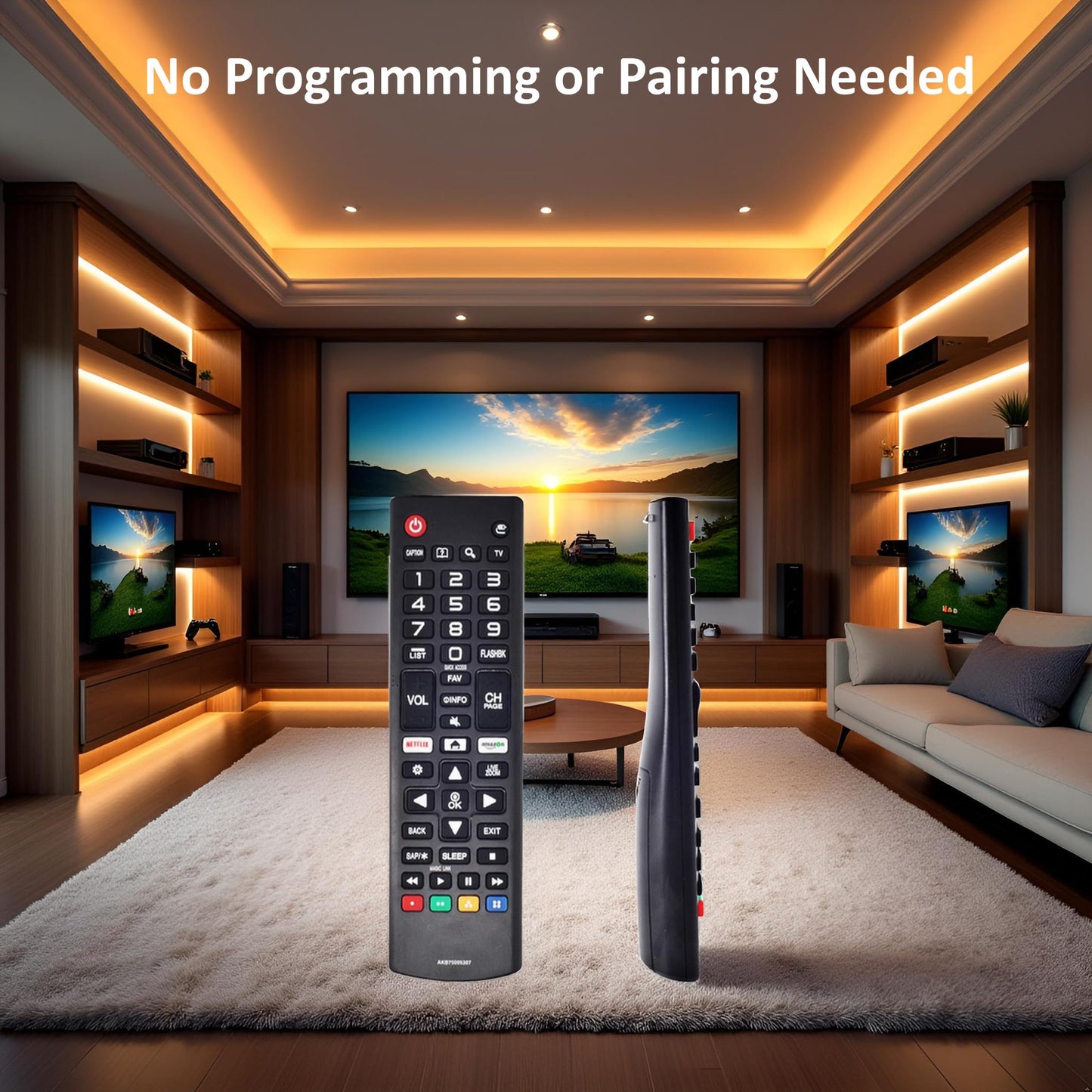 Universal Remote Control Replacement for LG Smart TVs All Models: AKB75095307 AKB74915305 AKB75375604 and More