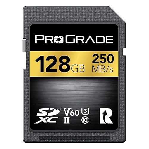 SD UHS-II 128GB Card V60 -Up to 130MB/s Write Speed and 250 MB/s Read Speed | for Professional Vloggers, Filmmakers, Photographers & Content Curators