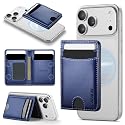 CABALAY for MagSafe Wallet, Magnetic Phone Wallet RFID Blocking, Slim 6 Cards Holder with Cash Slot,Compatible with Magsafe Phones and Cases