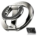 Magnetic Phone Ring Grip [Dual-Sided Magnetic] [Super Magnet] [Magnet Phone Stand Grip Compatible with Car Mounts] Phone Holder for iPhone