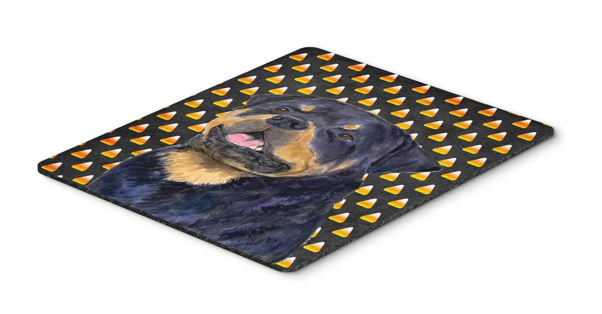 Caroline's Treasures SS4317MP "Rottweiler Candy Corn Halloween Portrait Mouse Pad, Hot Pad or Trivet" for Home Office Gaming Working Computers Laptop