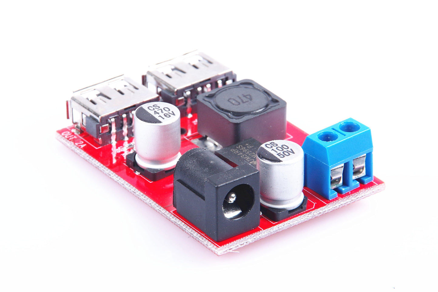 KNACRO DC-DC Converter Buck Step Down Module 36V 24V 12V 9V (6V-40V) to 5V 3A Dual USB Output Car Charger Regulators