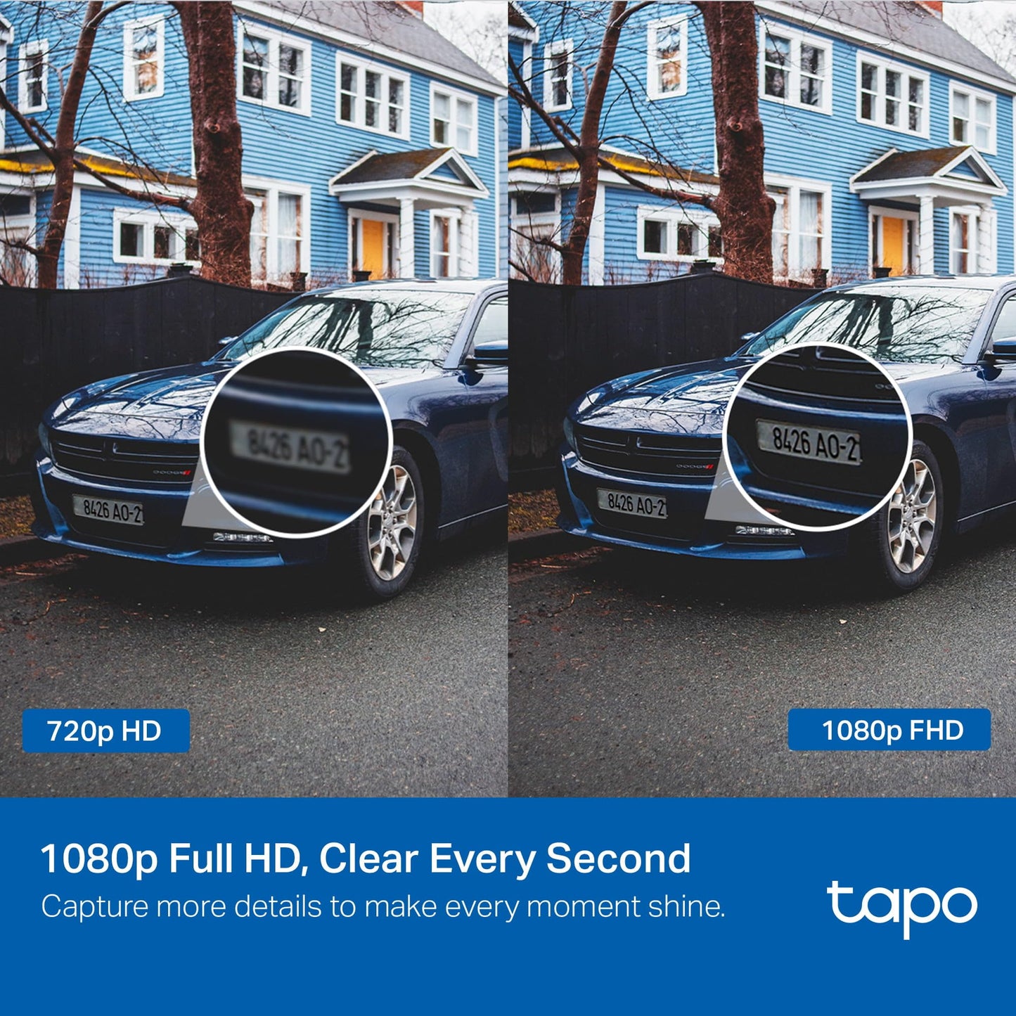 Tapo 1080P Outdoor Wired Pan/Tilt Security Wi-Fi Camera, 360° View, Motion Tracking, Works with Alexa & Google Home, Night Vision, Free AI Detection