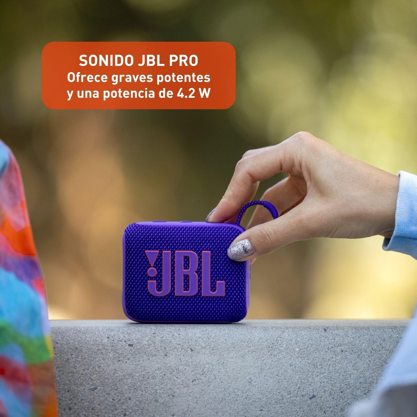 JBL JBLGO4PURAM-Z Go 4 Portable Bluetooth Speaker, Purple - Certified Refurbished