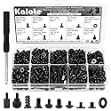Kalote 522PCS Computer Screw Kit, Carbon Steel Rust-Resistant Laptop PC Screws Assortment Set with M.2 SSD Screws, Motherboard Standoffs, HDD Case Fan