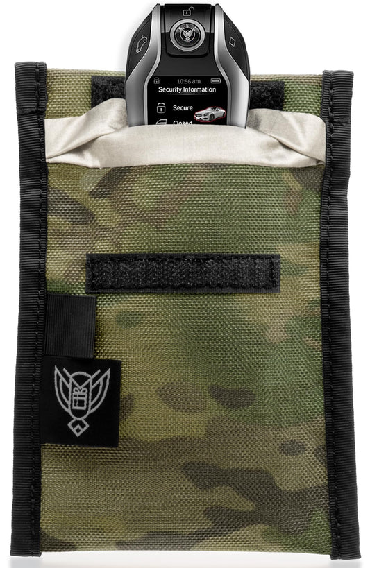 Xtreme Sight Line ~ Xecutive LITE Series Faraday Bag for Keyfobs and Other Small Electronics (6" x 4") ~ Vehicle and Data Security ~ Tracking/Hacking