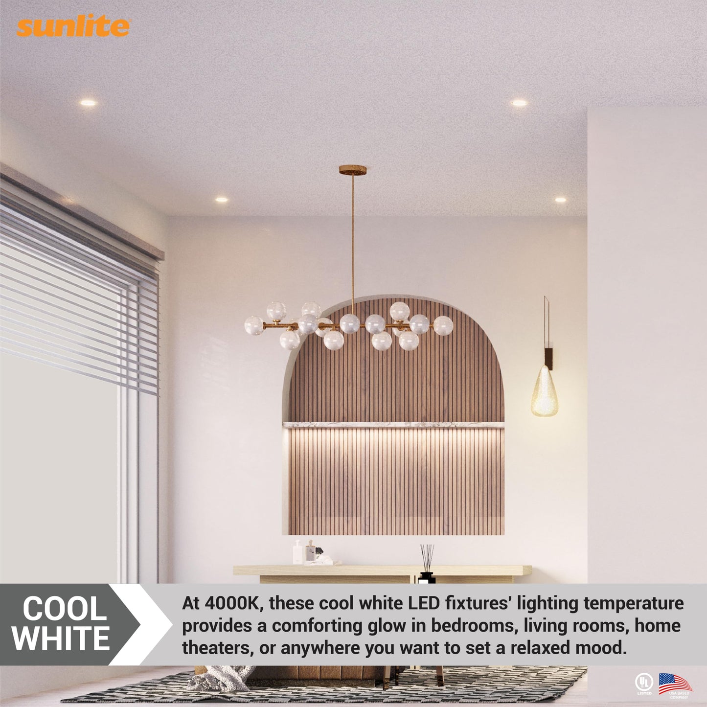 Sunlite LED PAR30 Long Neck Recessed Light Bulb, 9 Watt, (75W EQ), 850 Lm, Medium E26 Base, Dimmable, UL Listed, 35 Degrees Beam Angle, 4000K Cool