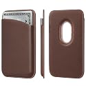 LONLI Classic - Handcrafted European Leather Magnetic Card Wallet - [Compatible with MagSafe] - [Slim and Strong Magnetic] - [2-Card Holder]