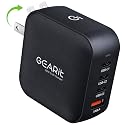 GEARit 100W USB C Charger Block - Fast Charging 4-Port GaN Wall Charger with PD 3.0 & PPS for Apple, Samsung, Dell XPS, MacBook Pro/Air, iPhone, iPad