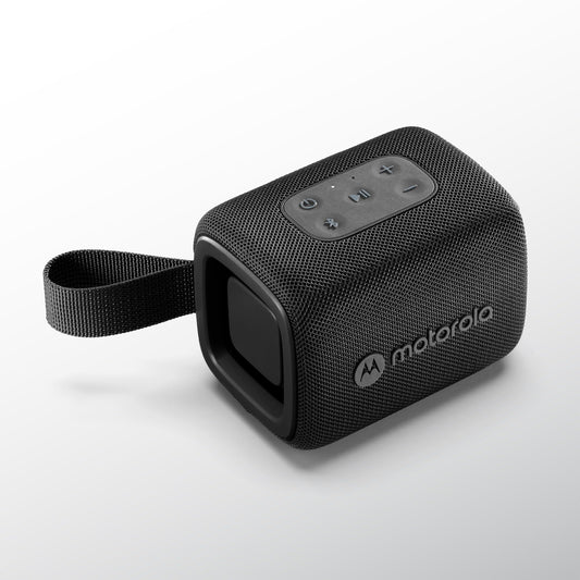 Motorola ROKR 300 Wireless Portable Bluetooth Speaker with Dual Built-in Passive Radiators, IP67 Water and Dust Resistant, Clear Vocals, Compatible
