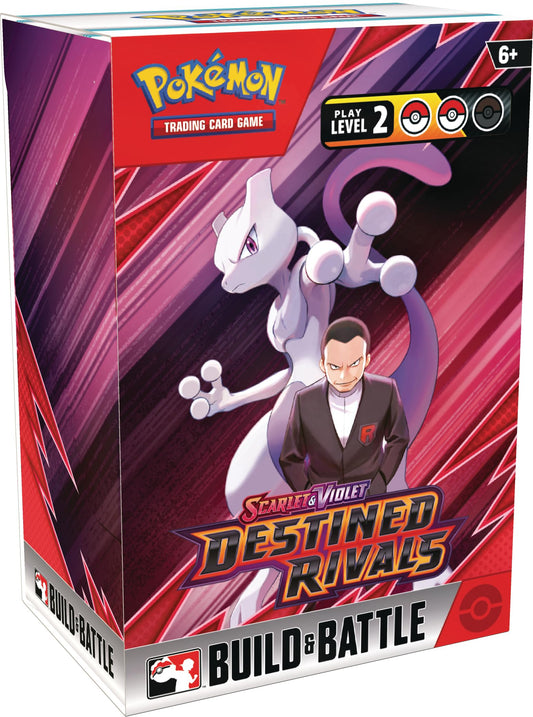 Pokemon TCG: Scarlet & Violet - Destined Rivals - Build & Battle Box - 4 Packs