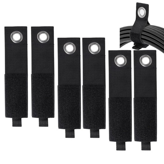 HHeavy-Duty Cable Bundling Strap - Lightweight & Portable with Hook-and-Loop Closure - Hangable Design for RV, Garage, Workshop & Outdoor Cord