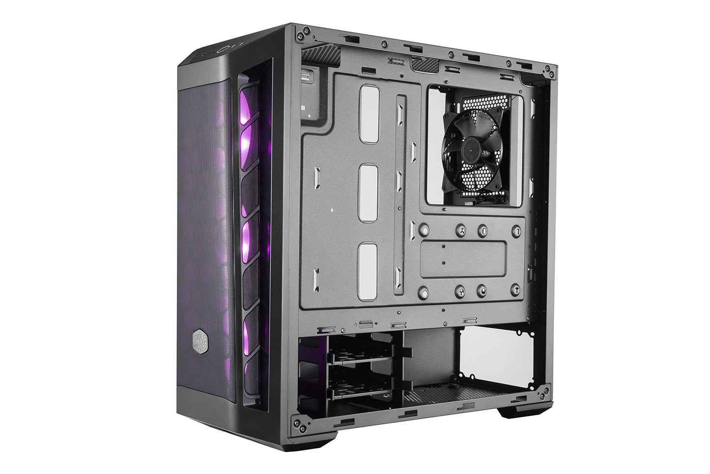 Cooler Master MasterBox MB511 ARGB ATX Mid-Tower with Three 120mm ARGB Fans, Fine Mesh Front Panel, Mesh Side Intakes, Tempered Glass & ARGB Lighting