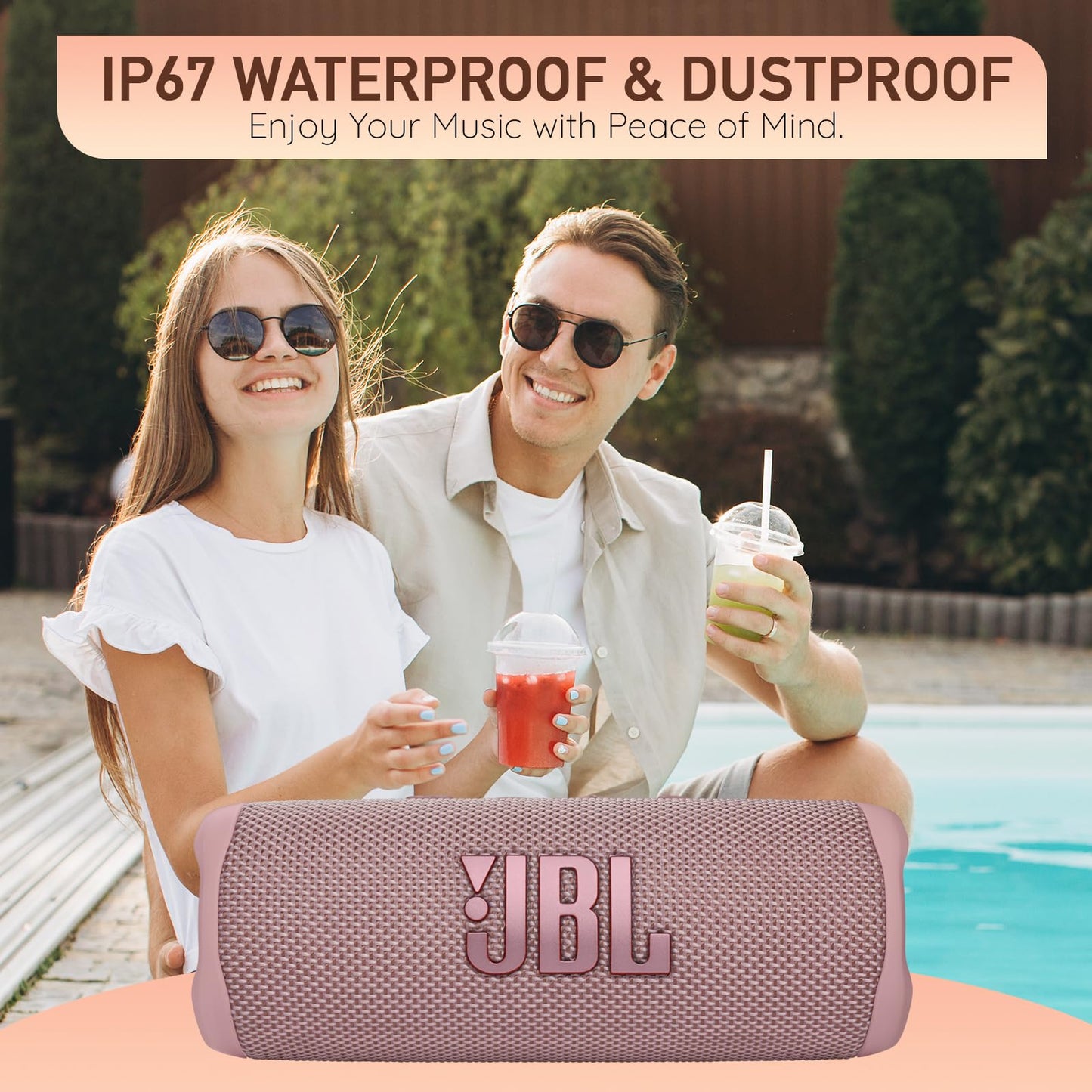 JBL Flip 6 Portable Bluetooth Wireless Speaker, IP67 Waterproof and Dustproof Built-in Battery - Teal - Boomph's Comprehensive Ultimate Performance